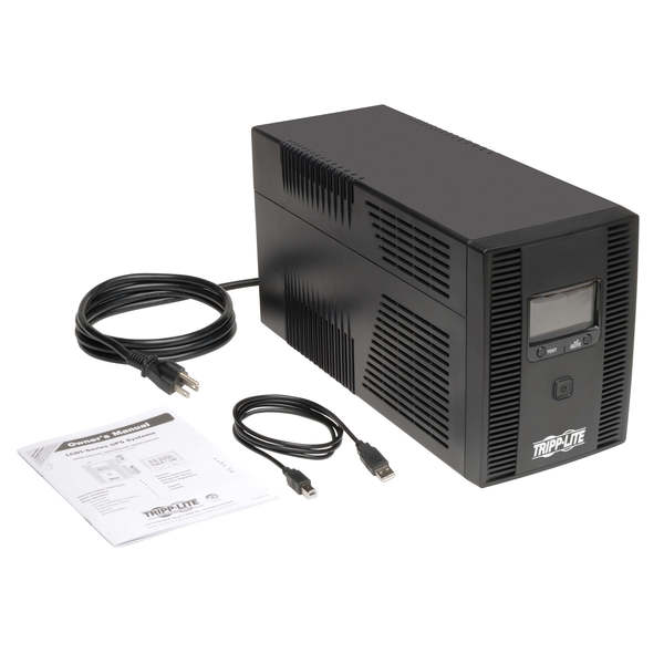 SMART1500LCDT 1500VA UPS SMART LCD TOWER BATTERY BACK UP AVR 120V USB COAX RJ45